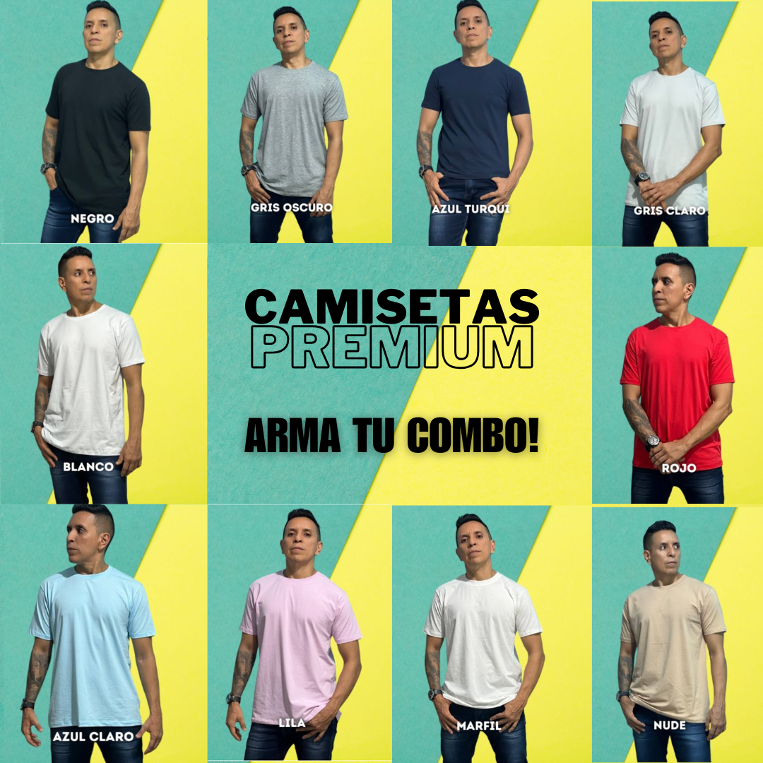 🔝 CAMISETAS PREMIUM TELA FRIA| ENVIO GRATIS