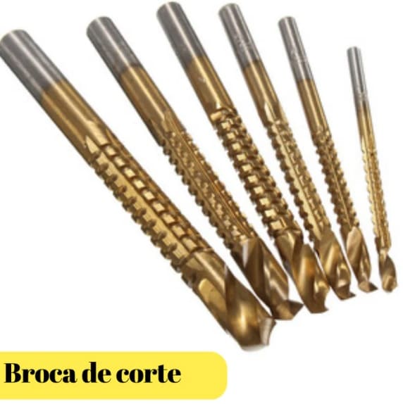 ✅KIT x 6 BROCAS DE CORTE