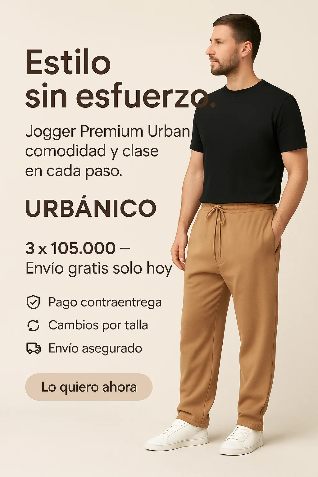JOGGER PREMIUM URBAN® BOTA RECTA